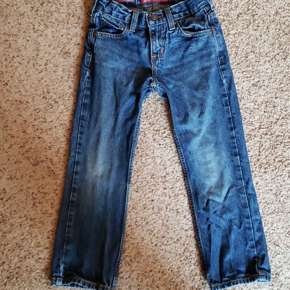 Boys adjustable waist jeans